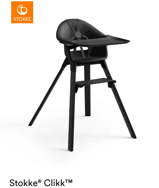 Clikk højstol - midnight black